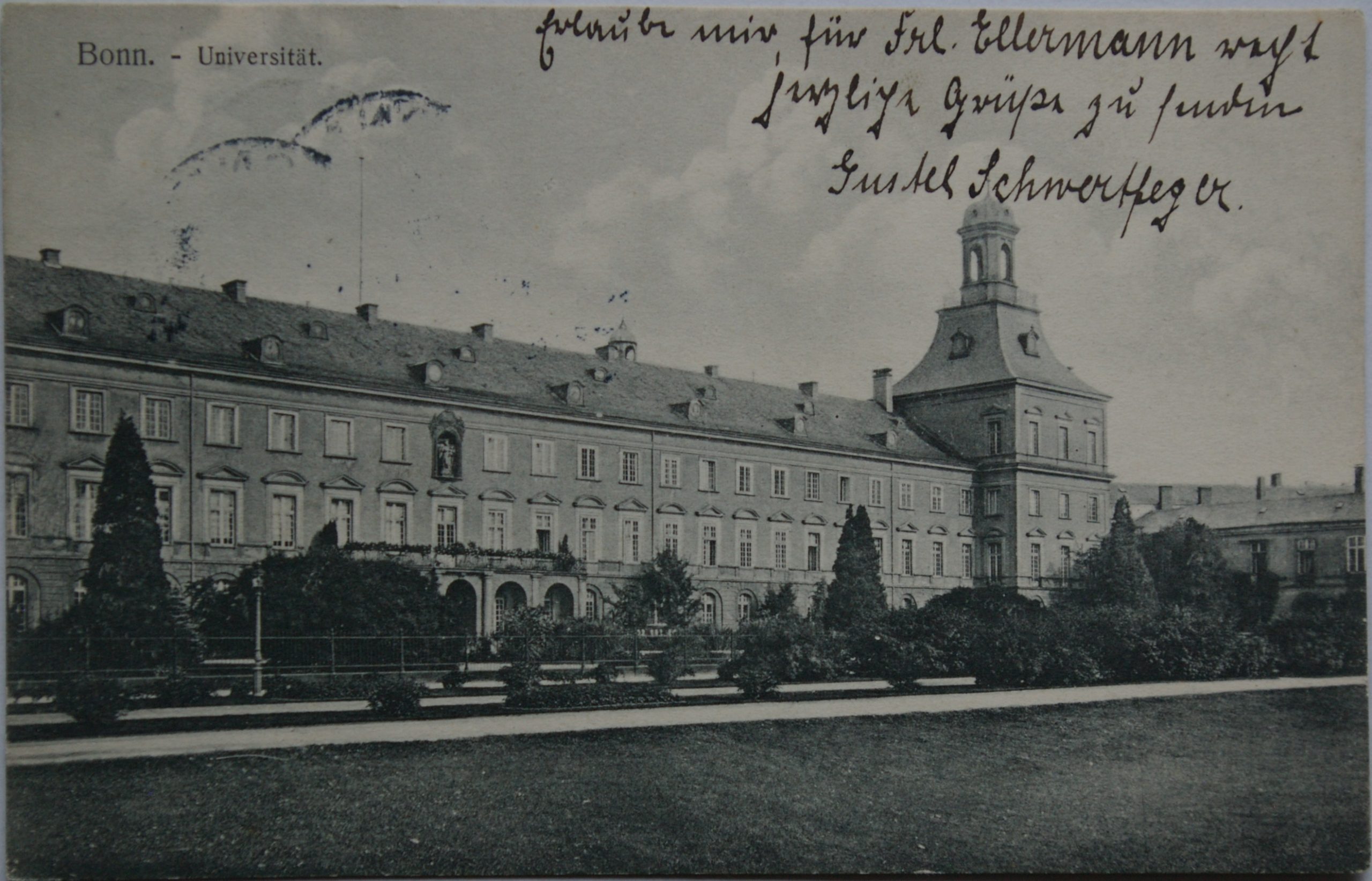 Vokietijos Reichas, Bona 1909m atvirlaiškis