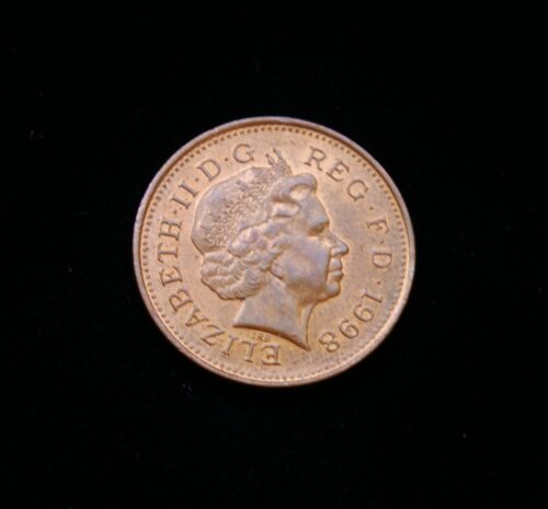 Didžioji Britanija, 1 pensas 1998m