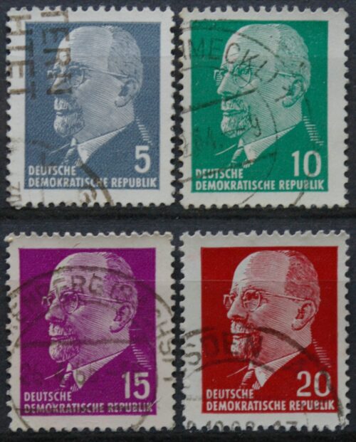 Vokietijos Demokratinė Respublika VDR, pilna serija MiNr 845-848 Used (O)