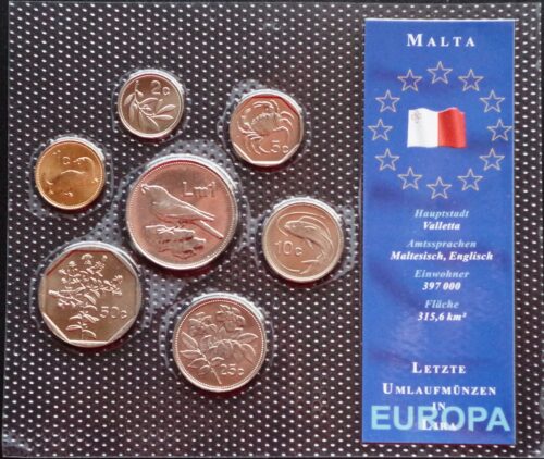Malta, monetų rinkinys UNC