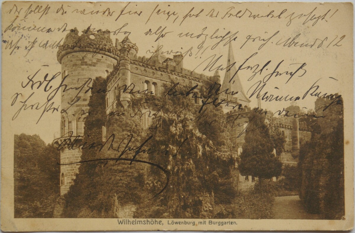 Vokietijos Reichas, Wilhelmshohe 1914m atvirlaiškis