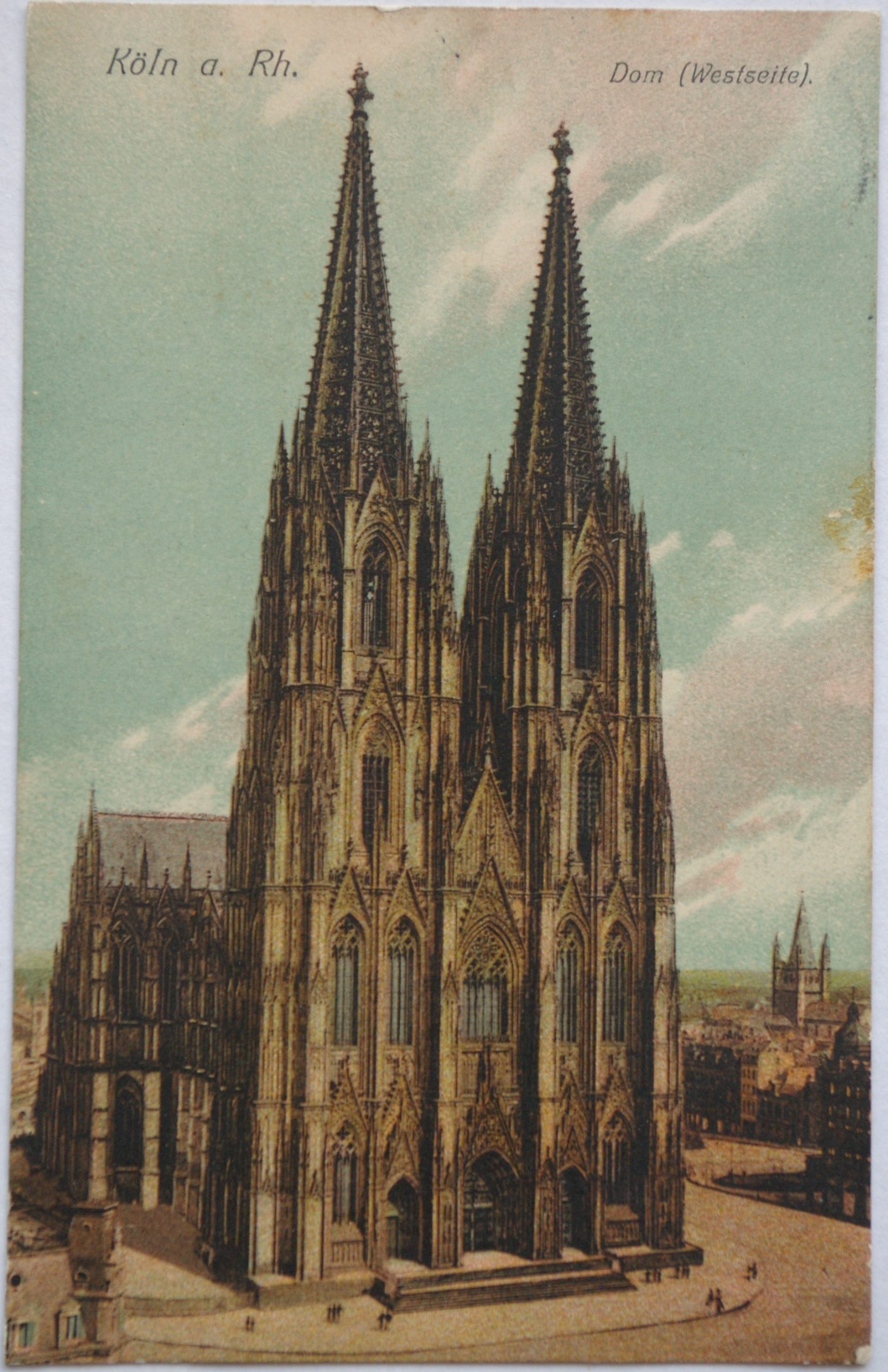 Vokietijos Reichas, Kelnas 1907m atvirlaiškis