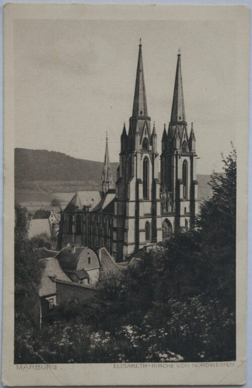 Vokietijos Reichas, Marburgas 1916m atvirlaiškis