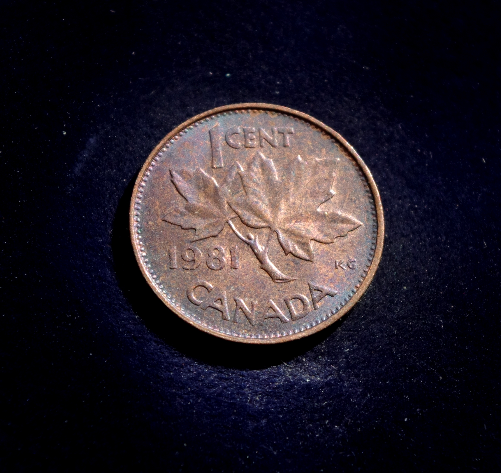 Kanada, 1 centas 1981m