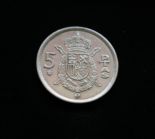Ispanija, 5 pesetos 1975m *78