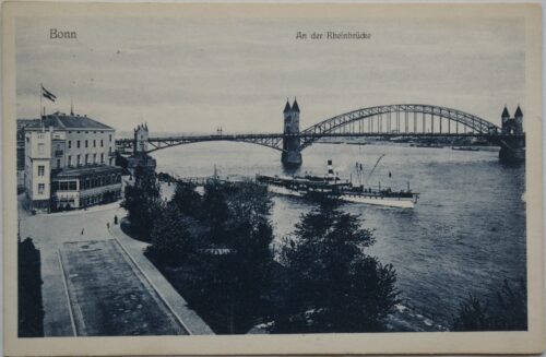 Vokietijos Reichas Bona 1908m atvirlaiškis