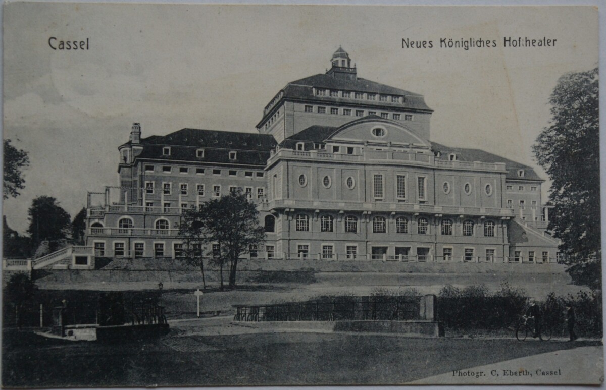 Vokietijos Reichas Kaselis 1908m atvirlaiškis
