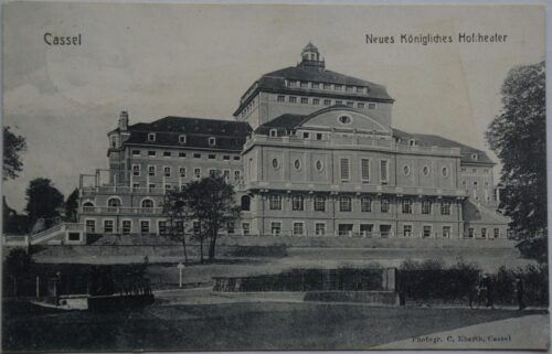 Vokietijos Reichas Kaselis 1908m atvirlaiškis