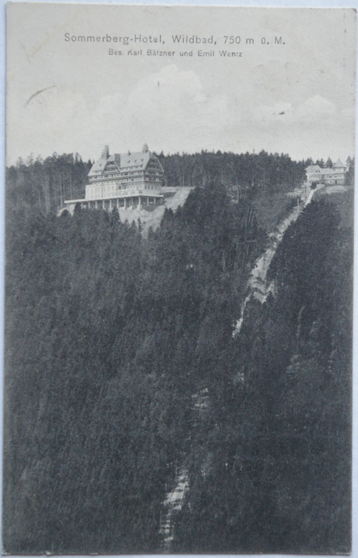 Vokietijos Reichas, Wildbadas 1909m atvirlaiškis