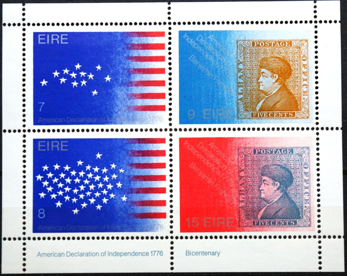Airija, blokas Nr. 2, MiNr 340-343 MNH**