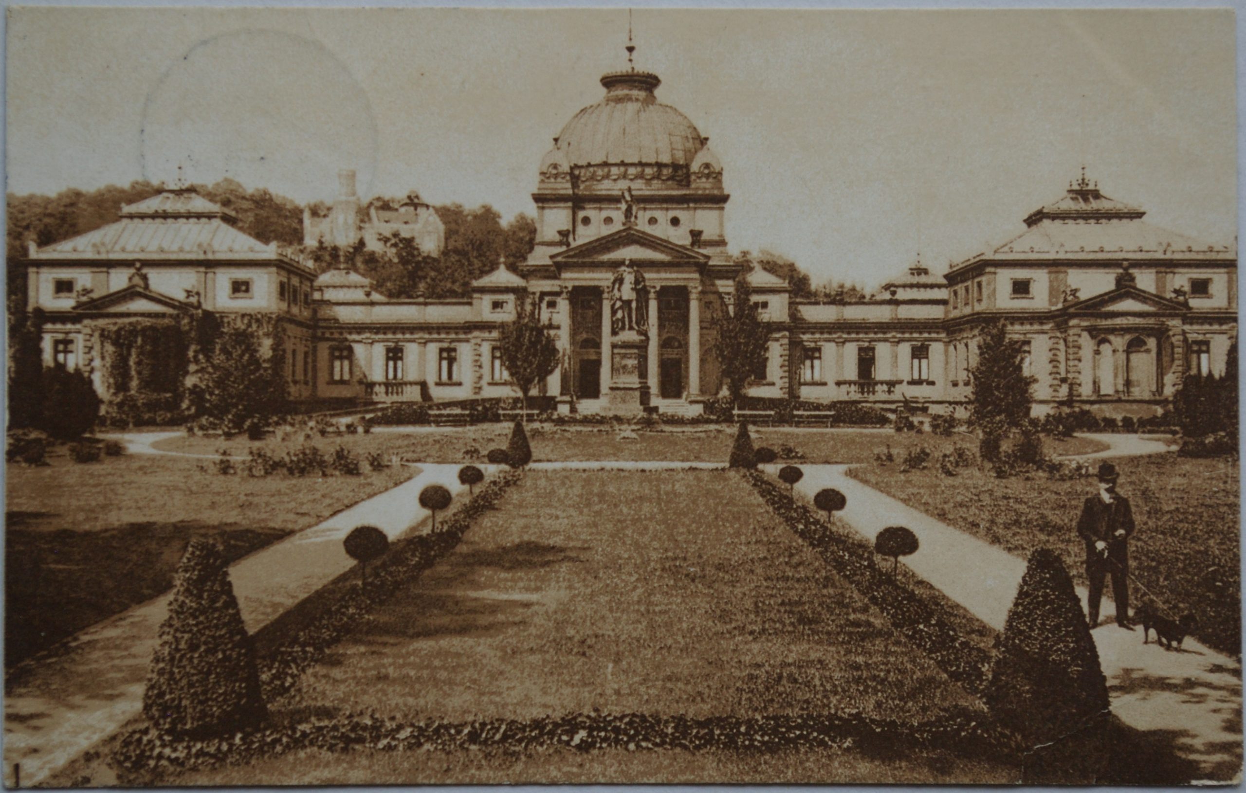 Vokietijos Reichas Bad Homburgas 1909m atvirlaiškis