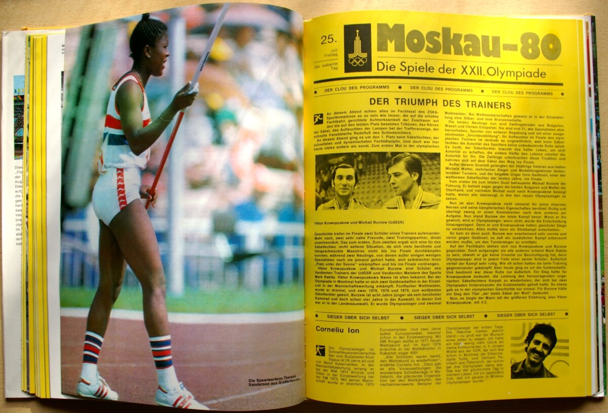 24 knygų (albumų) Olimpiados ir sporto tema kolekcija G