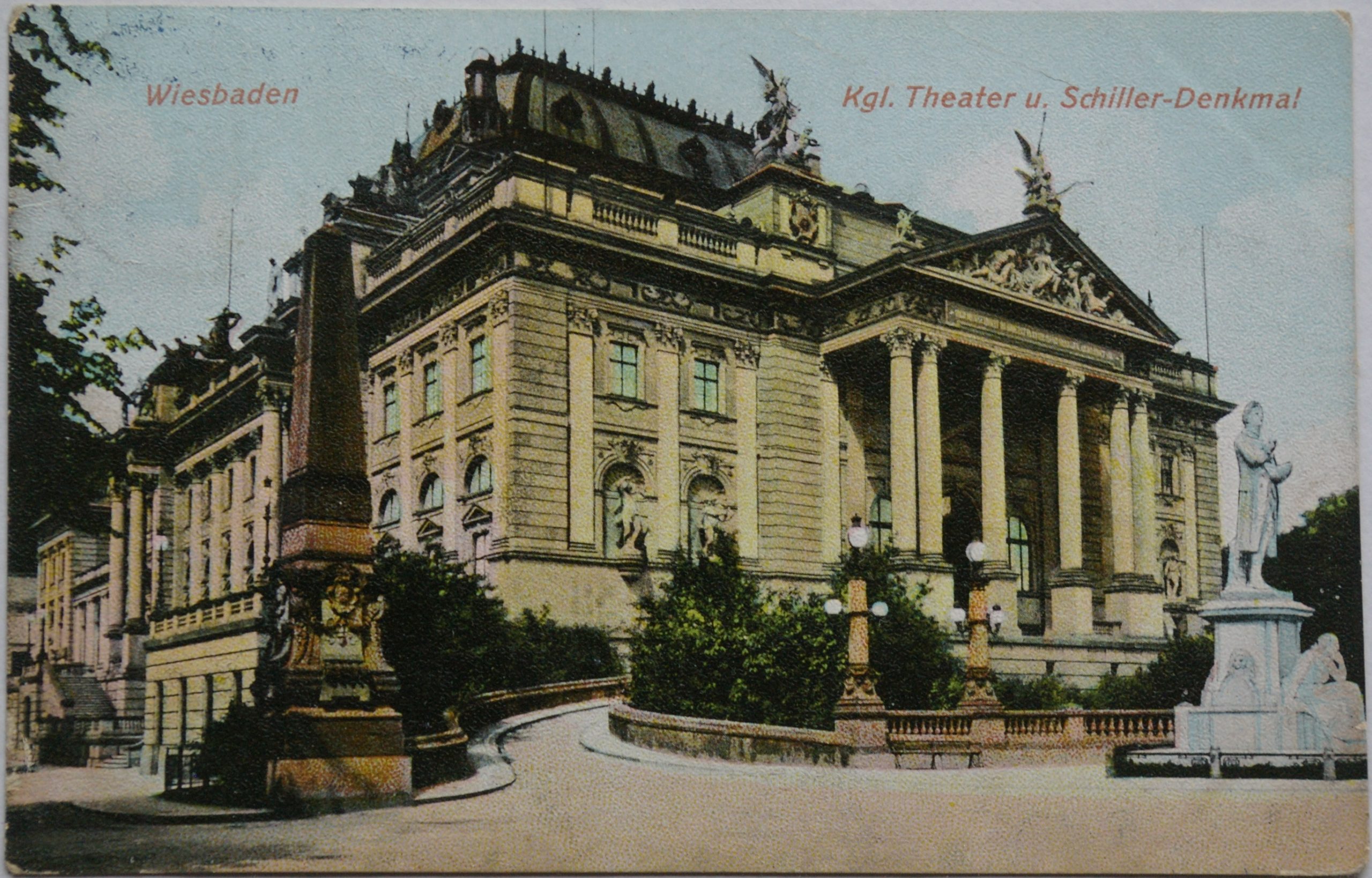 Vokietijos Reichas, Wiesbadenas 1909m atvirlaiškis