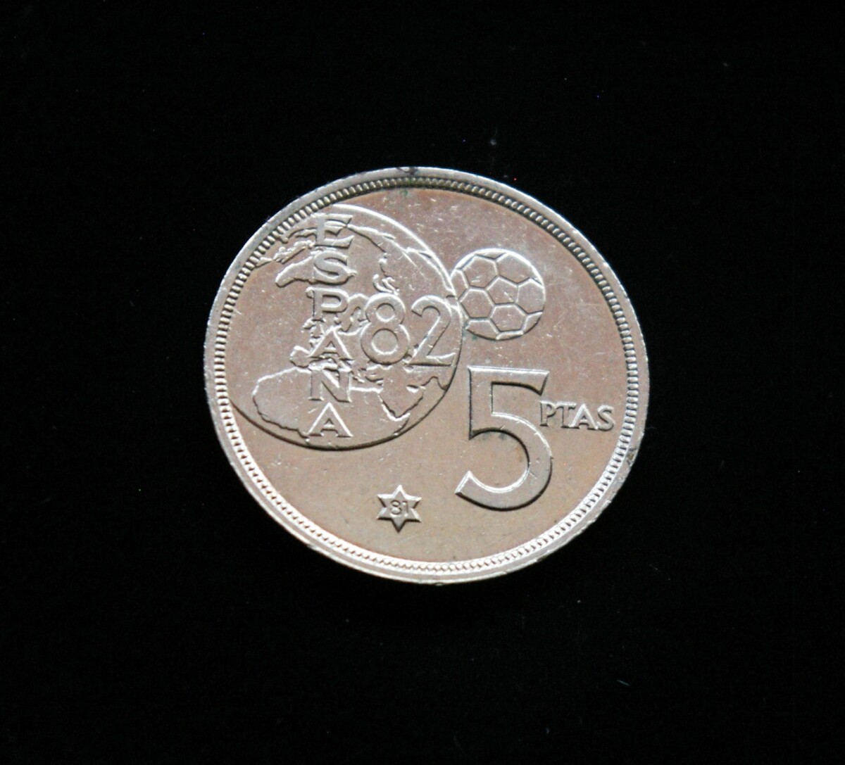 Ispanija, 5 pesetos 1980m *81