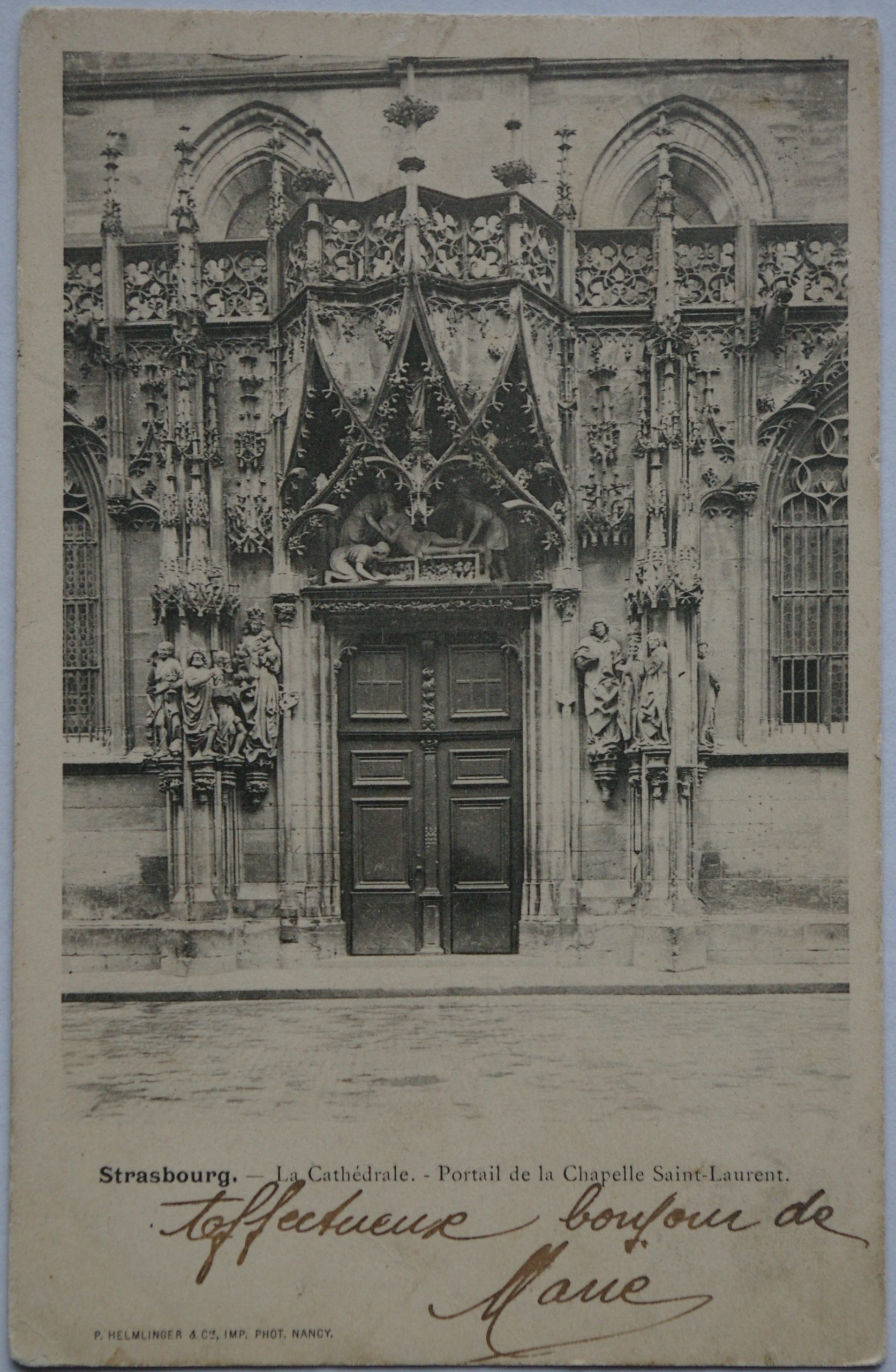 Vokietijos Reichas, Strazbūras 1903m atvirlaiškis