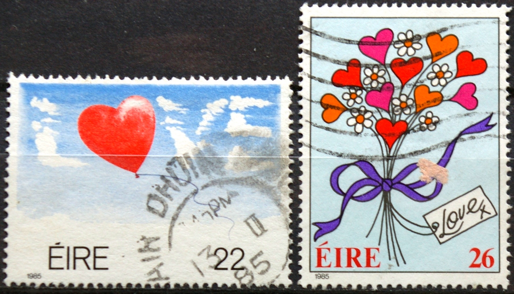 Airija, pilna serija, MiNr 553-554 Used (O)