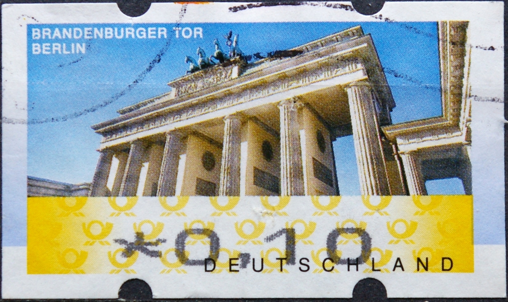 Vokietija, pašto automatų ženklas MiNr 6 Used(O)