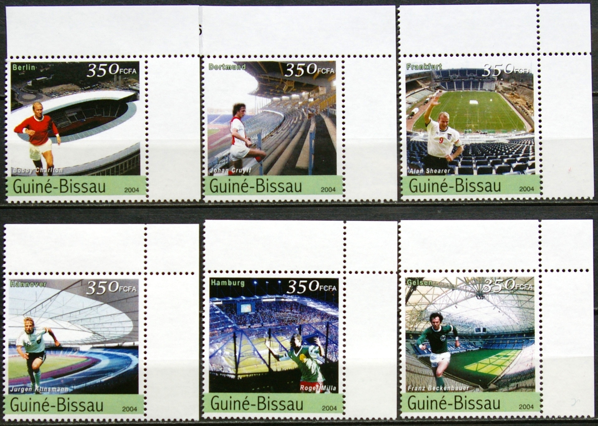 Gvinėja Bisau, pilna serija MiNr 2713-2718 MNH** V