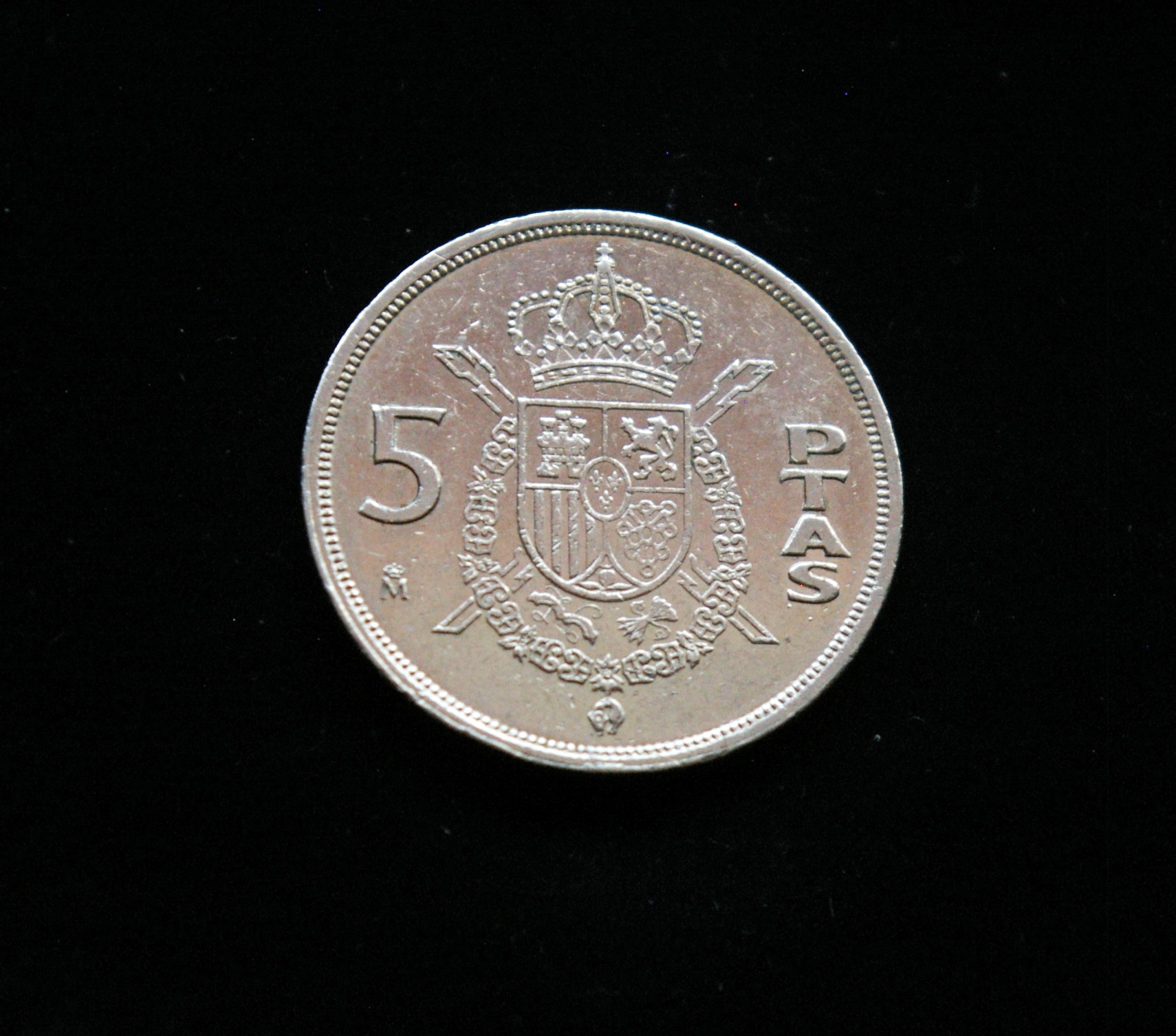 Ispanija, 5 pesetos 1984m