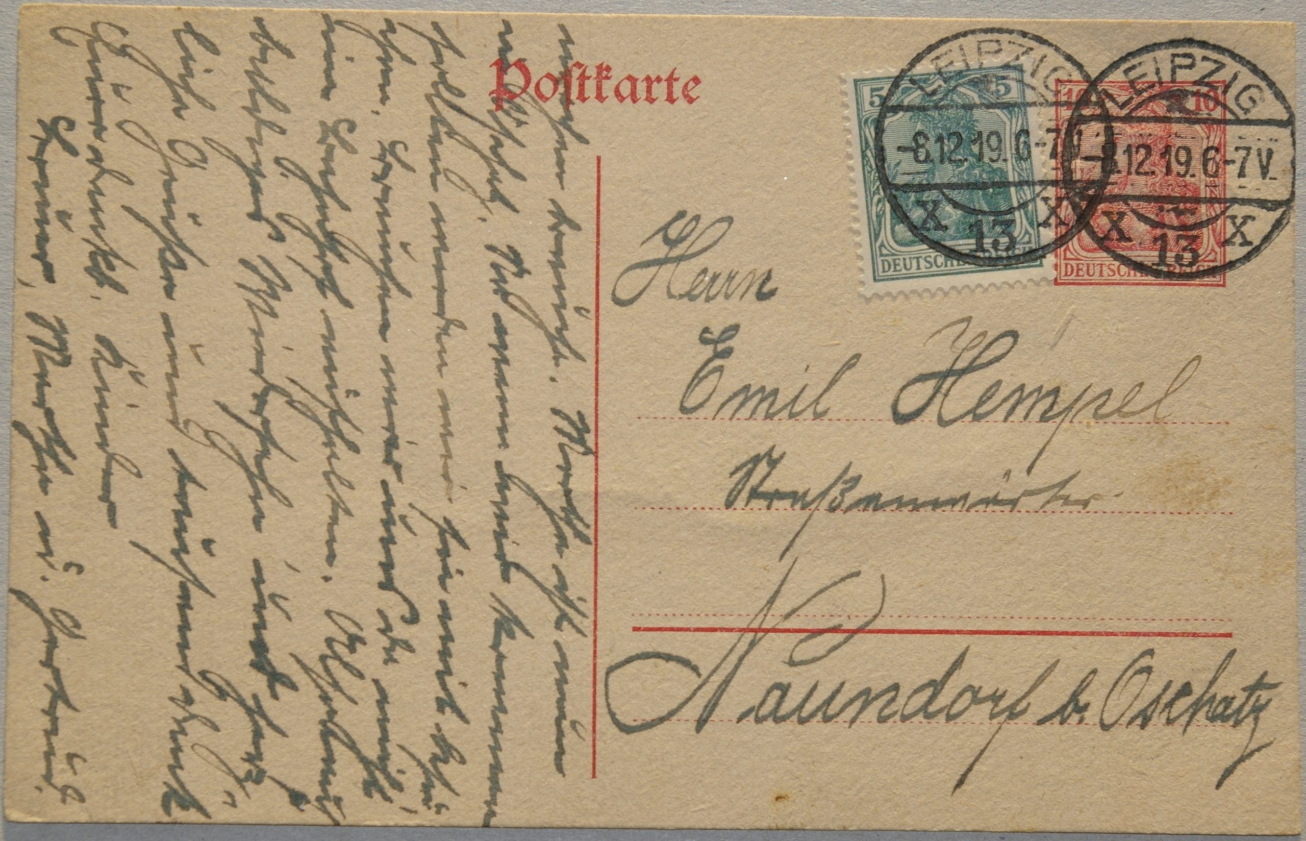 Vokietijos Reichas, 1919m atvirlaiškis