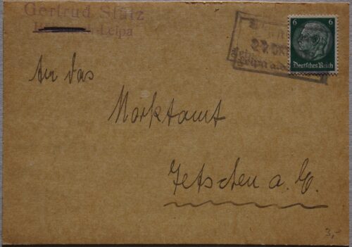 Vokietijos Reichas, 1938m atvirlaiškis