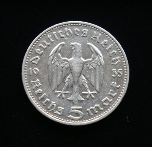 Vokietijos Reichas, SIDABRINĖS 5 markės 1935m-D