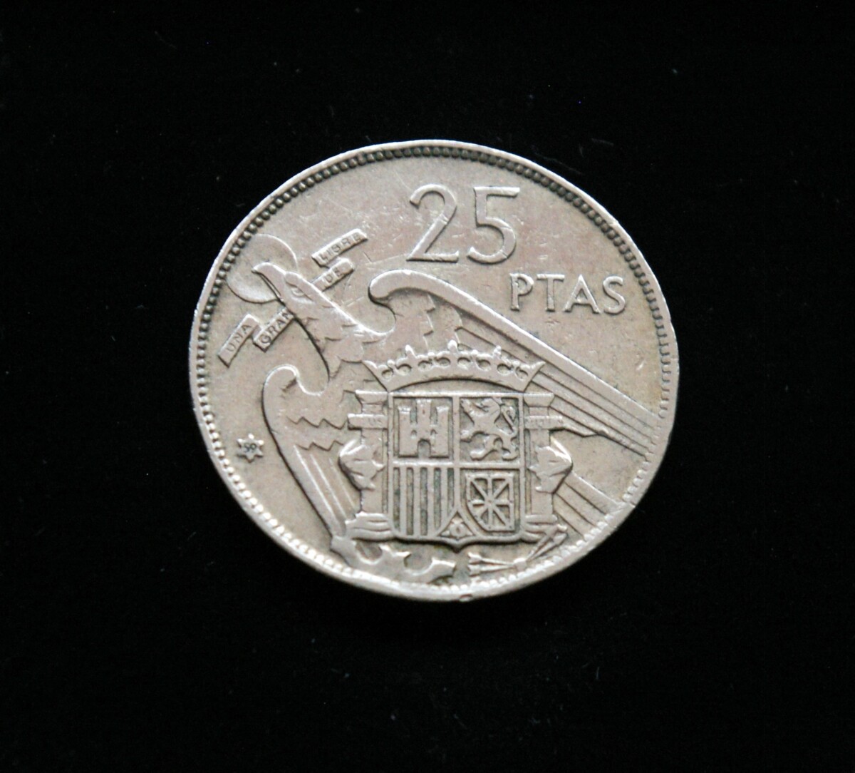 Ispanija, 25 pesetos 1957m *59