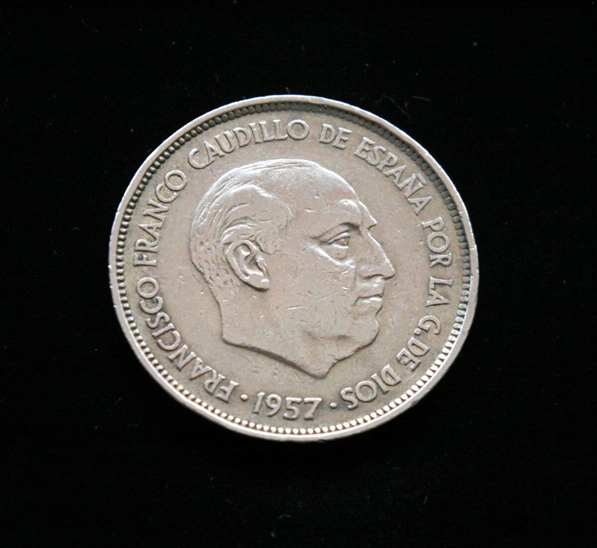 Ispanija, 25 pesetos 1957m *59