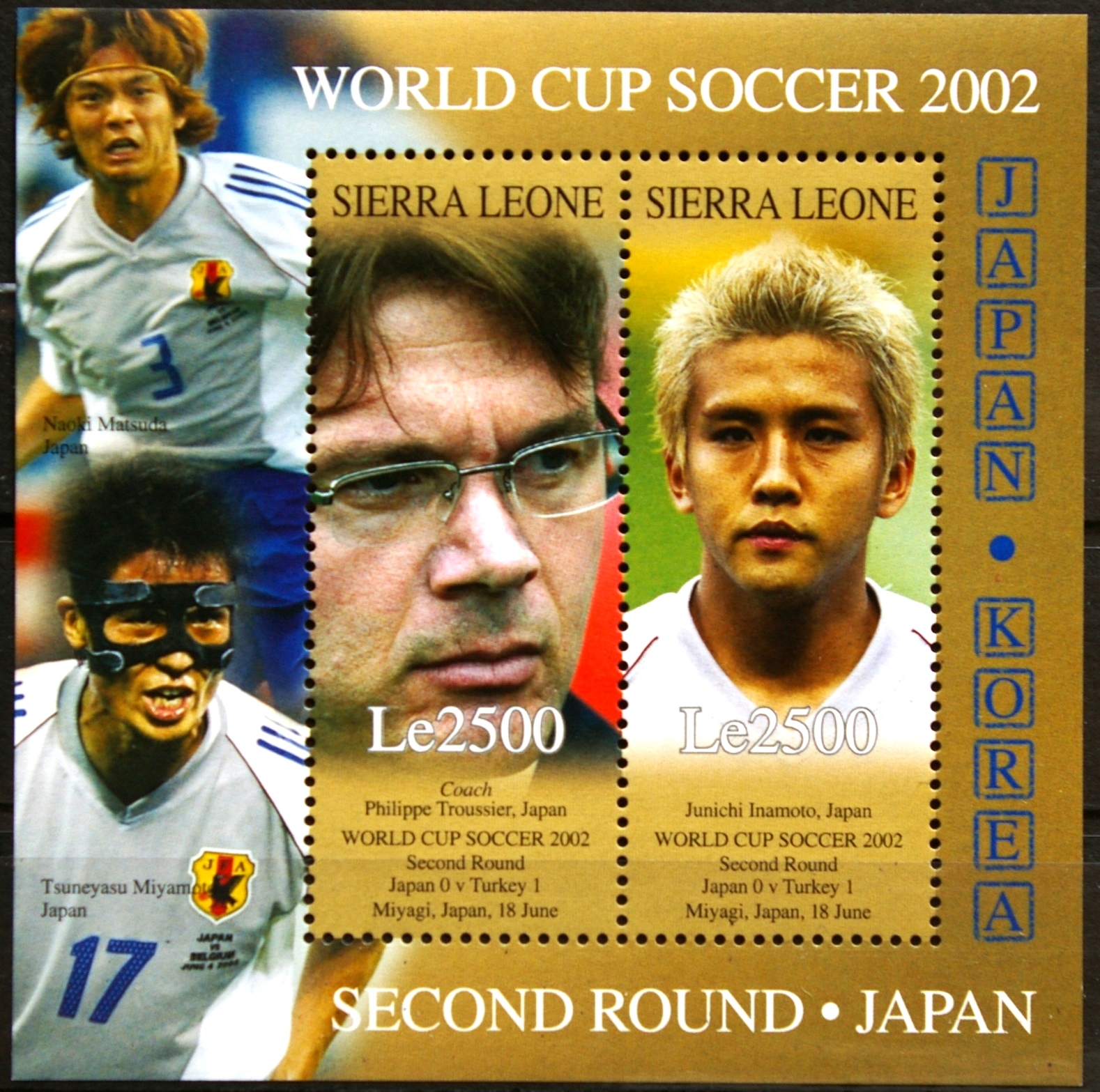 Siera Leonė, blokas MiNr 4318-4319 MNH** V