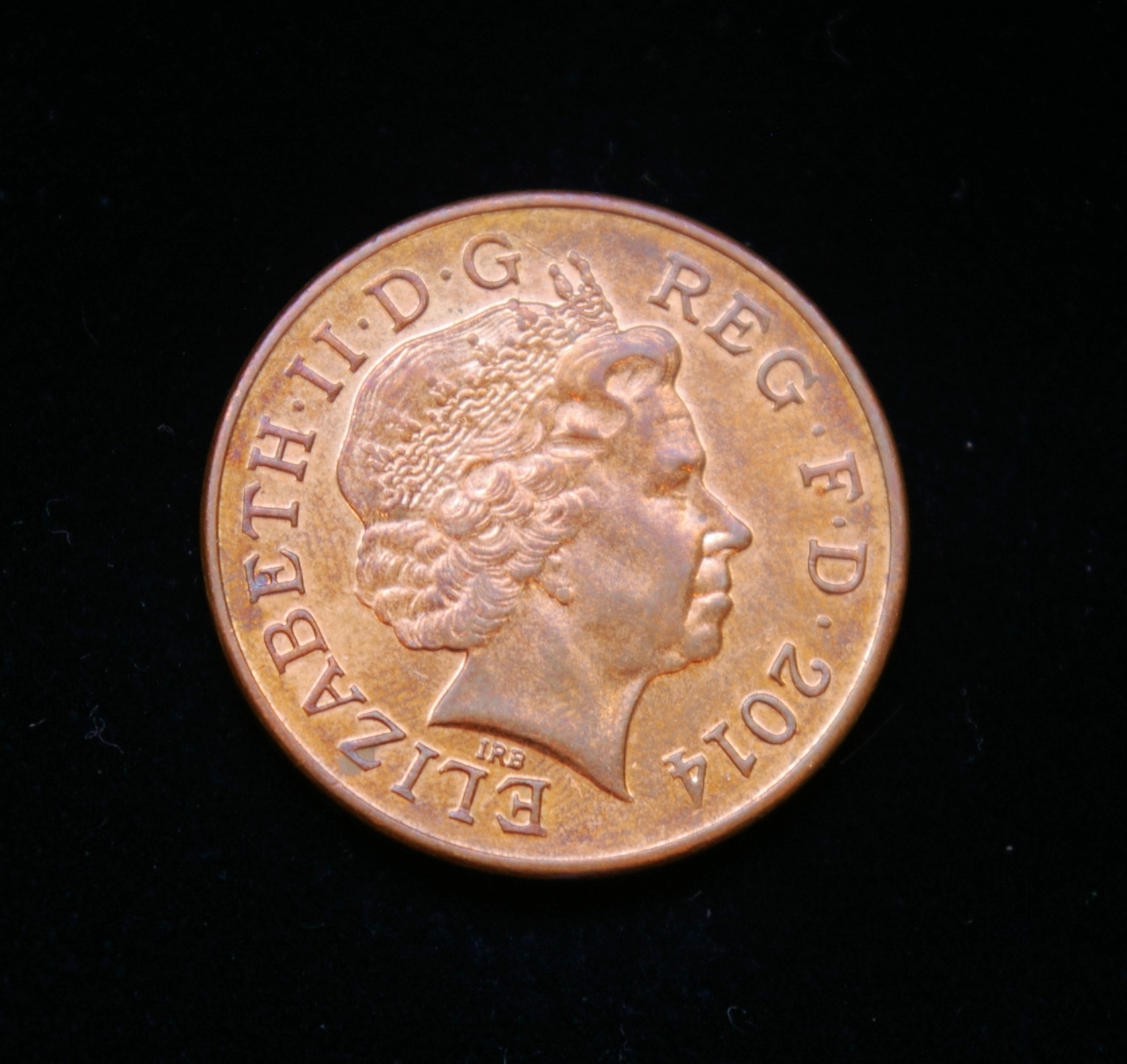 Didžioji Britanija, 2 pensai 2014m