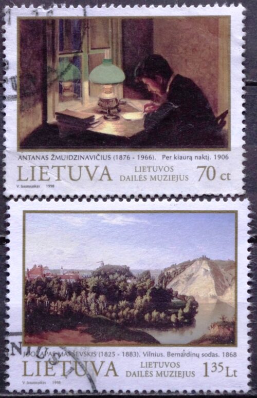 Lietuva, pilna serija MiNr 678-679 Used(O) Vx1