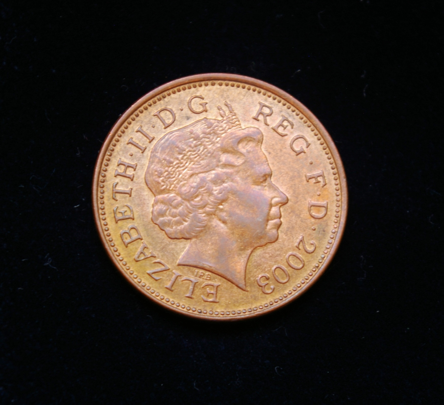 Didžioji Britanija, 2 pensai 2003m