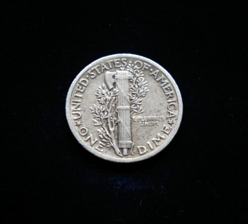 JAV, SIDABRINIAI 10 centų 1924m E