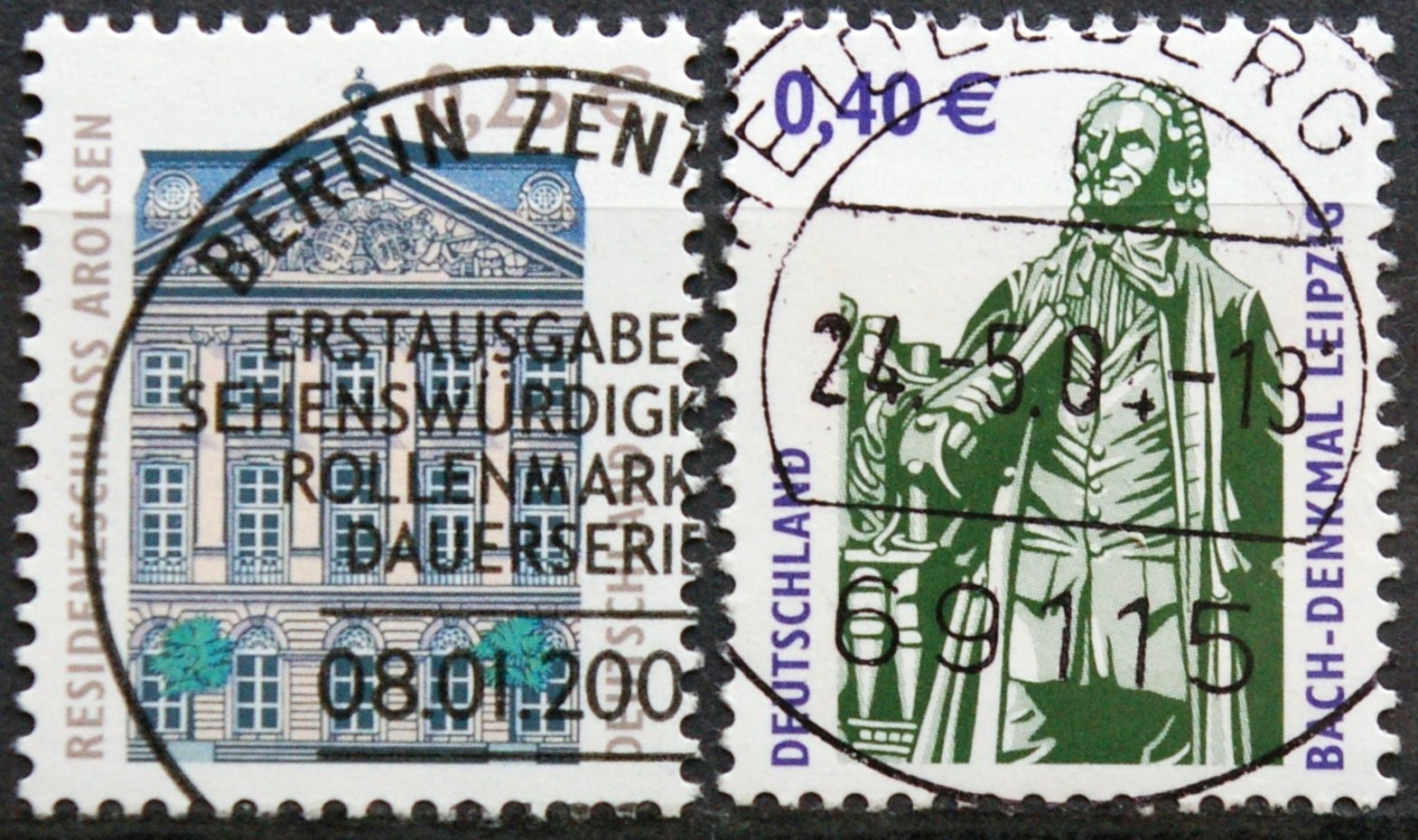 Vokietija, pilna serija MiNr 2374-2375 Used(O)