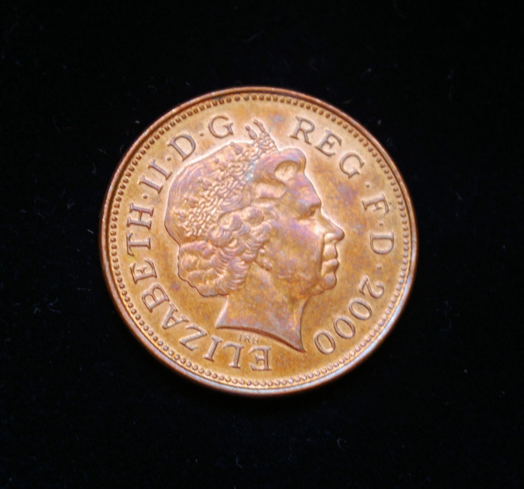 Didžioji Britanija, 2 pensai 2000m