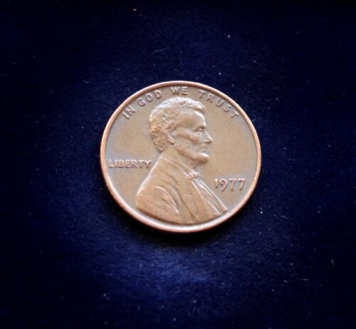 JAV, 1 centas 1977m