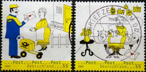 Vokietija, pilna serija MiNr 2620-2621 Used(O)