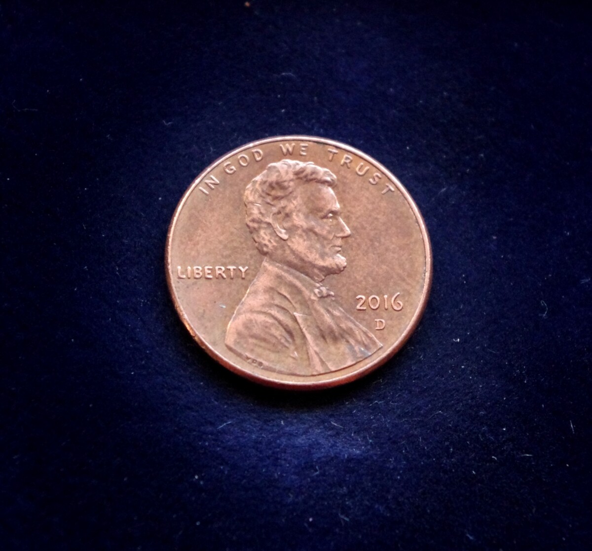 JAV, 1 centas 2016m-D