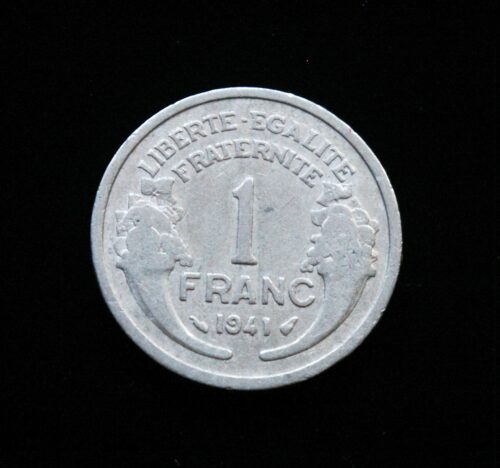 Prancūzija, 1 frankas, 1941m