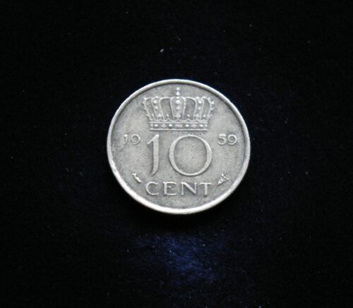 Nyderlandai, 10 centų 1959m
