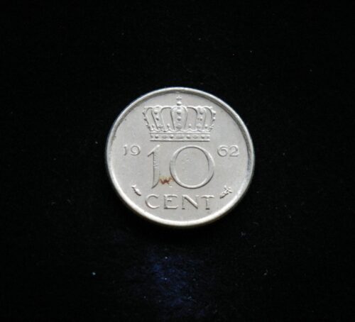 Nyderlandai, 10 centų 1962m