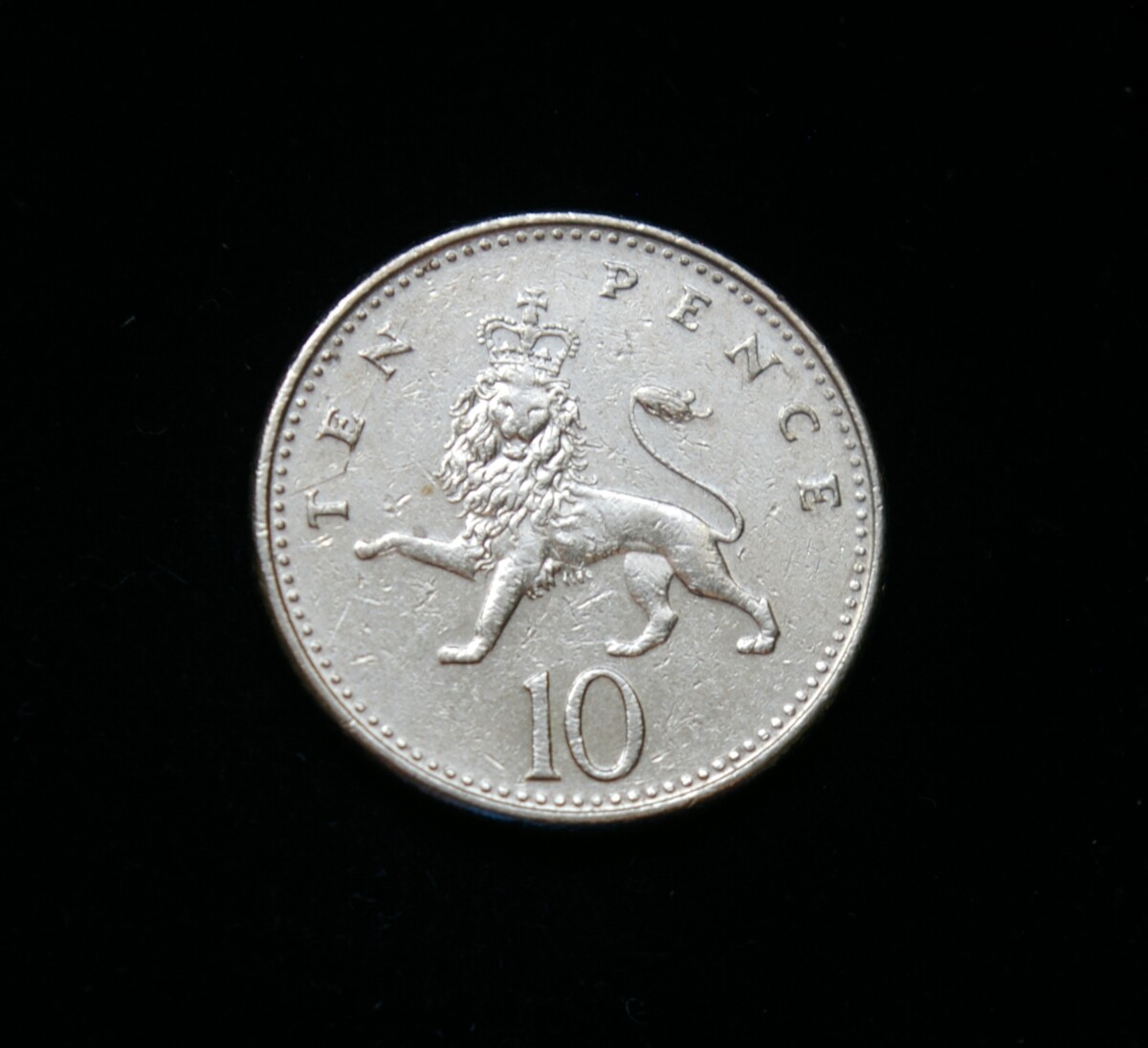 Didžioji Britanija, 10 pensų 1992m