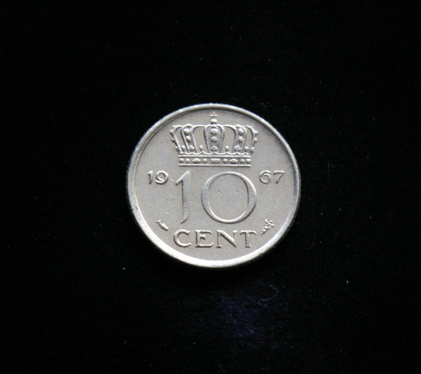 Nyderlandai, 10 centų 1967m