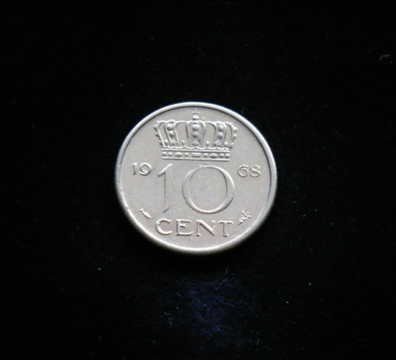 Nyderlandai, 10 centų 1968m