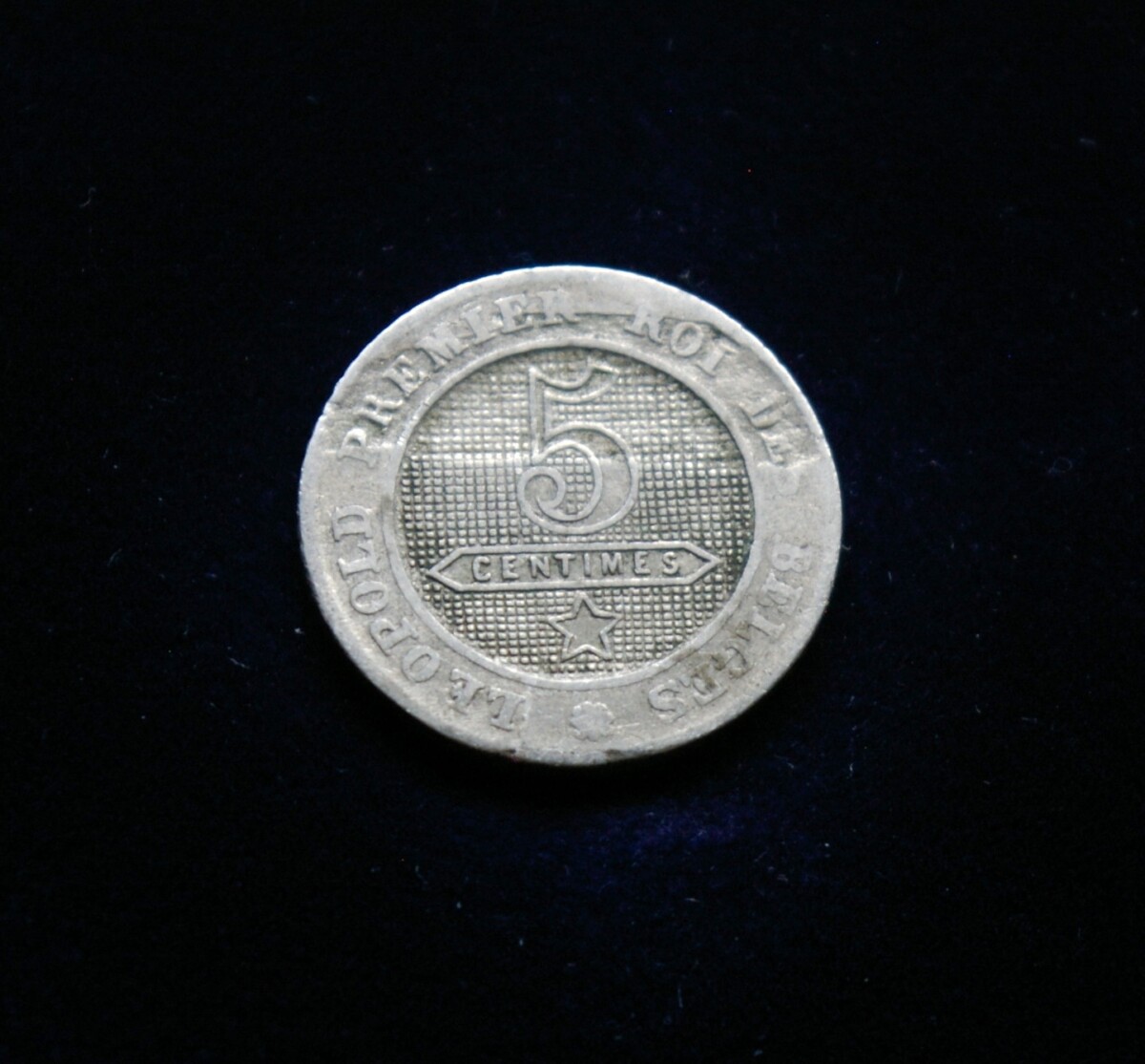Belgija, 5 santimai 1861m E
