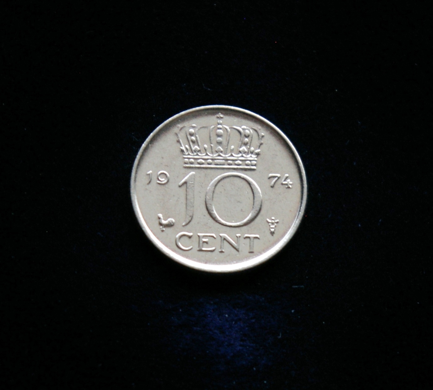 Nyderlandai, 10 centų 1974m