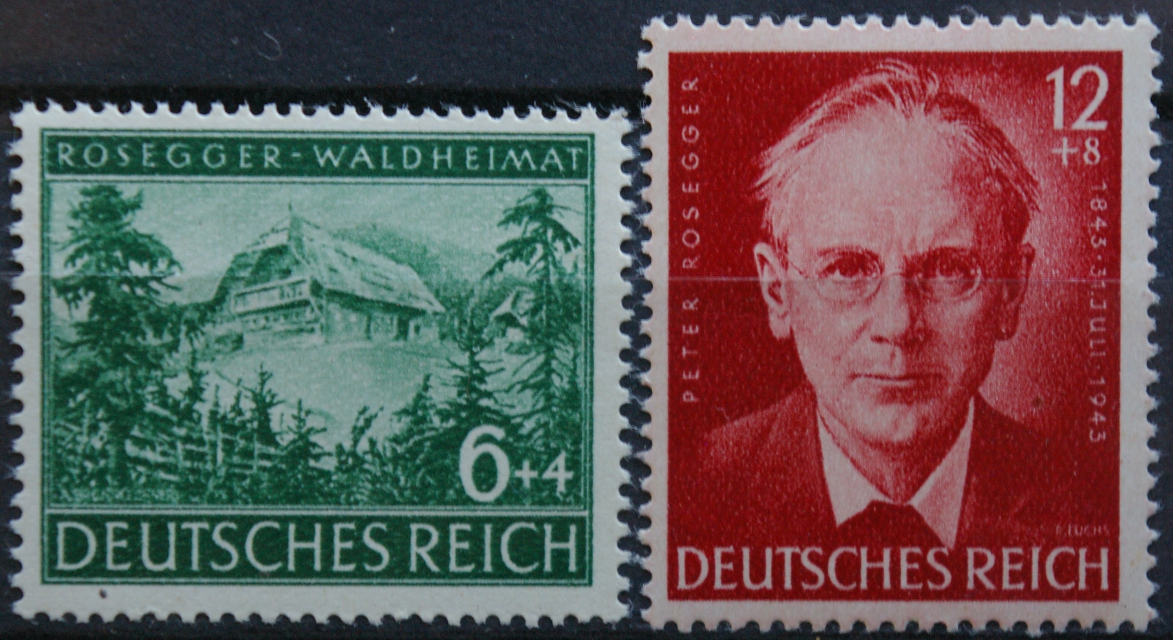 Vokietijos Reichas, pilna serija, MiNr 855-856 MH*