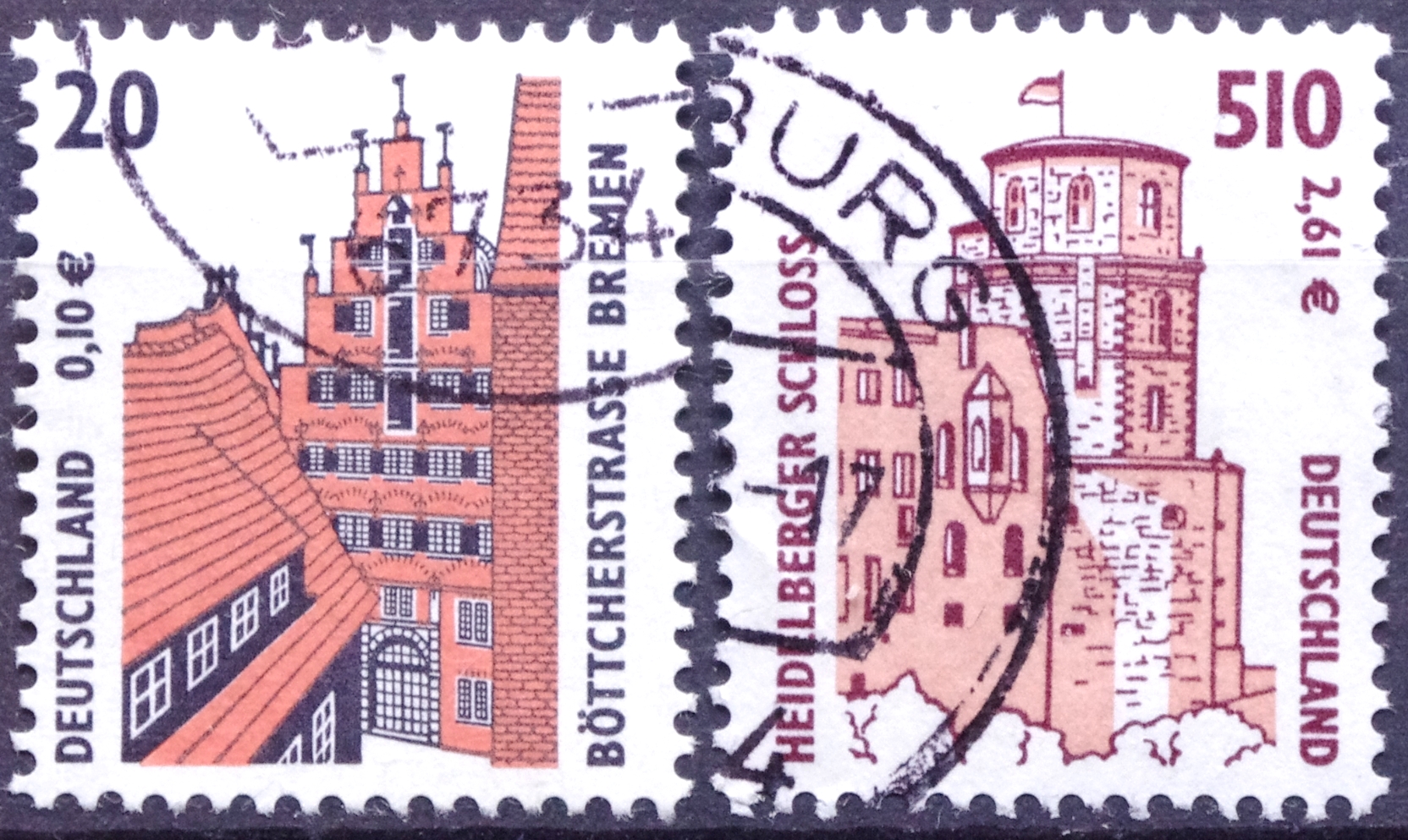 Vokietija, pilna serija MiNr 2224-2225 Used(O)