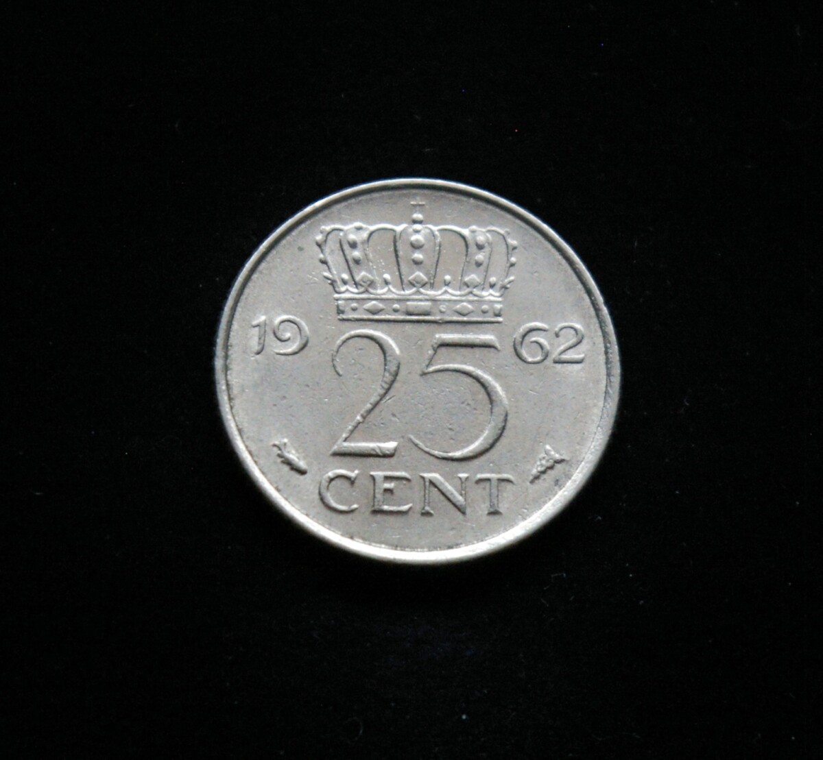 Nyderlandai, 25 centai 1962m