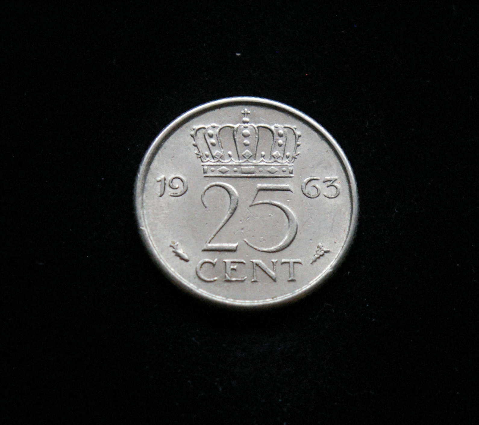 Nyderlandai, 25 centai 1963m